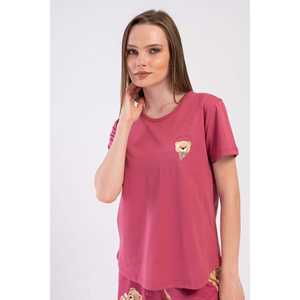 Blouson Bomber Réversible à Col Rond et Manches Courtes pour Femme en Velours Côtelé Uni, Satin, Cuir Brodé avec Logo Personnalisé, Polyester – Idéal Printemps - Product Image 5