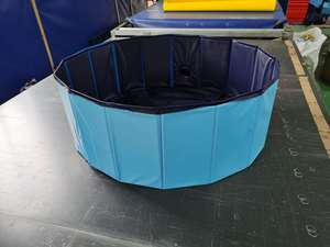 आउटडोर गार्डन शॉवर <span class=keywords><strong>pvc</strong></span> कुत्ते पूल पोर्टेबल पालतू जानवरों की आपूर्ति ढही पालतू कुत्ते तह पूल बाथटब टिकाऊ - Product Image 5