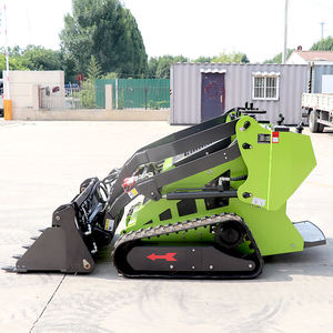 Mini-chargeuse compacte sur chenilles pour travaux municipaux, moteur essence Honda, pompe hydraulique à engrenages, pression de fonctionnement élevée 17 MPa - Product Image 4