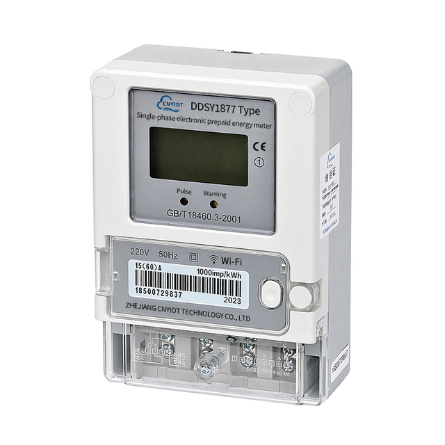 Factory-Supplied Smart Remote Prepaid Electric Meter Public Stall with Single-Phase System WIFI Connectivity