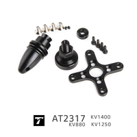 Moteur brushless T-MOTOR AT2317 à arbre long KV1400/KV1250 haute performance IP45 pour drones d'entraînement 3D et planeurs d'extérieur