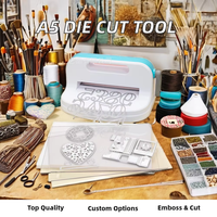 Machine de découpe et d'embossage miniature A4/A5 faite à la main avec motifs animaux pour scrapbooking et création artistique, outil de bricolage - Vente chaude
