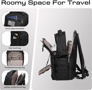 <span class=keywords><strong>Sac</strong></span> <span class=keywords><strong>à</strong></span> <span class=keywords><strong>dos</strong></span> antivol en denim tactique Spoir, noir, <span class=keywords><strong>petit</strong></span>, avec doublure en nylon, unisexe - Product Image 4