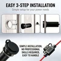 Convertisseur élévateur de tension DC-DC Starlink Mini 12-24V vers 30V 3.5A 105W avec boîtier en aluminium pour alimentation de voiture et camping-car