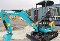 Excavadora Usada Kubota de 1.7 Toneladas, Mini Excavadora Kubota Usada Como Nueva, Totalmente Importada, Solo 600 Horas de Uso