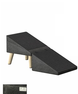 Tangga Lipat 2 in 1 untuk Hewan Peliharaan dengan Tempat Penyimpanan, Jendela, dan Alas Duduk yang Dapat Dicuci, Nyaman untuk Anjing dan Kucing, untuk Penggunaan di Dalam Ruangan - Product Image 3