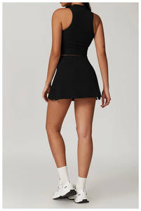 P306 الصيف <span class=keywords><strong>2</strong></span>-تجريب البيكلبول التنورات مع السراويل الرياضية النسائية الملابس الرياضية فتاة الغولف مجموعة ملابس التنس - Product Image 4