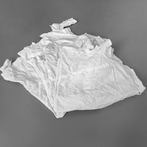 Materiales Seguros, Fuertes Absorbentes, 100% Algodón, Paños de Algodón Blancos Industriales para Limpieza - Product Image 1