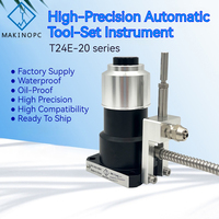 Makinopc T24E-20 Base carrée 20 mm, Préséteur d'outil CNC pour gravure et fraisage, Détection de mesure et pré-étalonnage de l'axe Z, pour atelier d'usinage