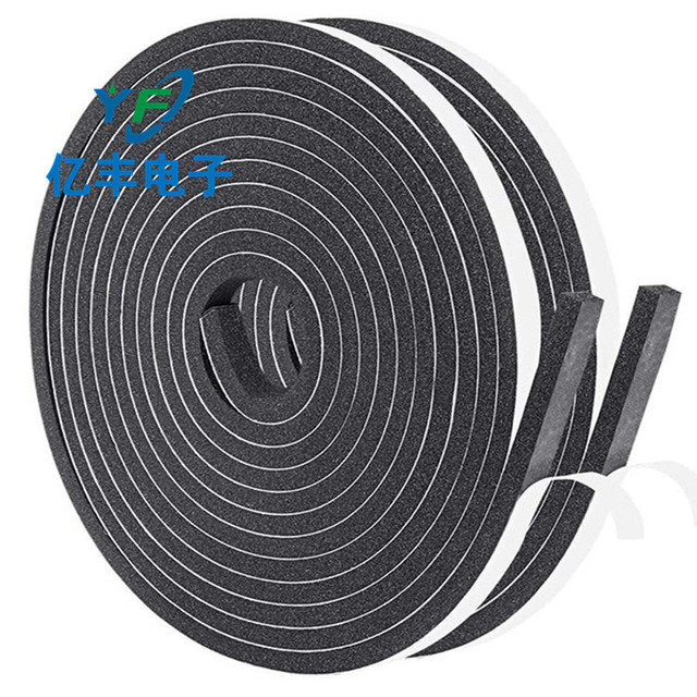 Eva Foam Seal Strip Self Adhesive For Door Window Frames Water Resistant 10mm Width