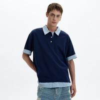 Golf pour hommes de haute qualité pour Polo 260 grammes motif solide polo écologique rapide soie imprimé vêtements de sport polo