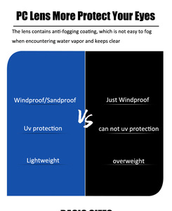 Gafas de Motocross para Exteriores al por Mayor, Gafas Anti-UV y Resistentes al Viento, Gafas de Motociclismo <span class=keywords><strong>Fox</strong></span>, Gafas Personalizadas para Montar en Moto y Montañismo - Product Image 6