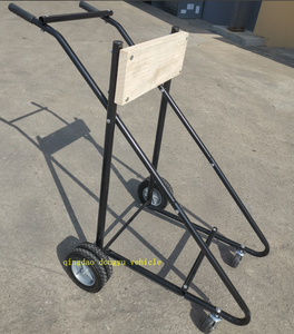 Chariot à <span class=keywords><strong>moteur</strong></span> <span class=keywords><strong>hors</strong></span>-<span class=keywords><strong>bord</strong></span> à 6 roues OEM personnalisable avec supports de support de <span class=keywords><strong>moteur</strong></span> en acier fermés Chariot à main de style nouveau haute stabilité - Product Image 5