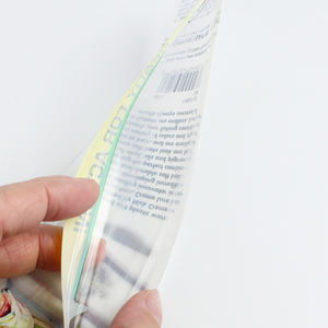 Bolsas de embalaje de cebo de plástico blando portátiles de impresión personalizada Bolsas de cebo resellables transparentes Embalaje - Product Image 3