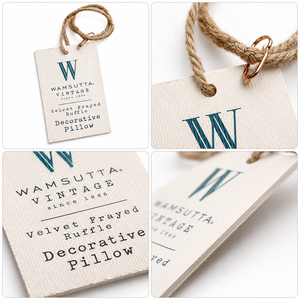 Etiquetas Colgantes de Papel Kraft Personalizadas <span class=keywords><strong>con</strong></span> Logotipo en Relieve, Etiquetas Colgantes <span class=keywords><strong>para</strong></span> <span class=keywords><strong>Ropa</strong></span> <span class=keywords><strong>con</strong></span> Cordón, Etiquetas Personalizadas <span class=keywords><strong>para</strong></span> Prendas de Vestir, Jeans - Product Image 3