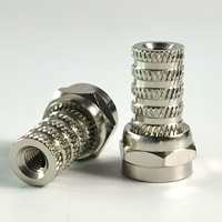 Prise en laiton de type F de qualité supérieure à visser pour câbles de 3,6 mm
