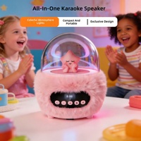 Nouveau mini haut-parleur portable en peluche de dessin animé 5.0 5W 1000-2000mAh, cadeau créatif de vacances pour enfants, haut-parleur portable