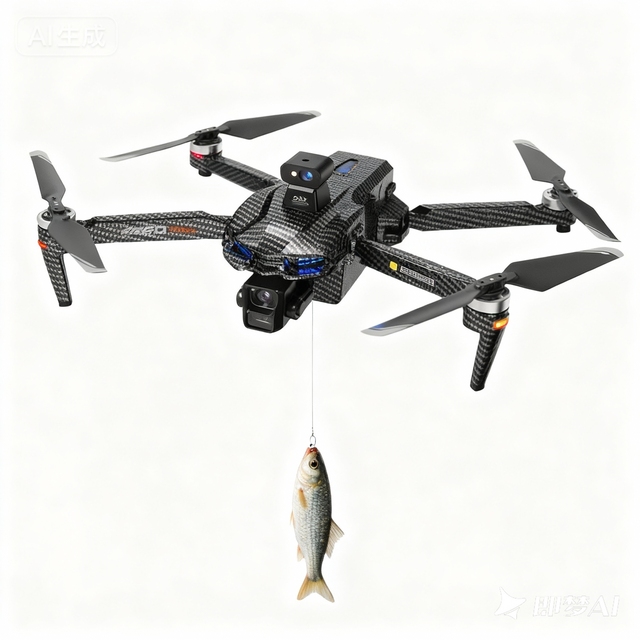 AE60 800g 1.76Pounds Load Capacity One-click Airdrop Fishing Bait Throwing Wedding Ring Surprise Delivery RC Fishing Drone
