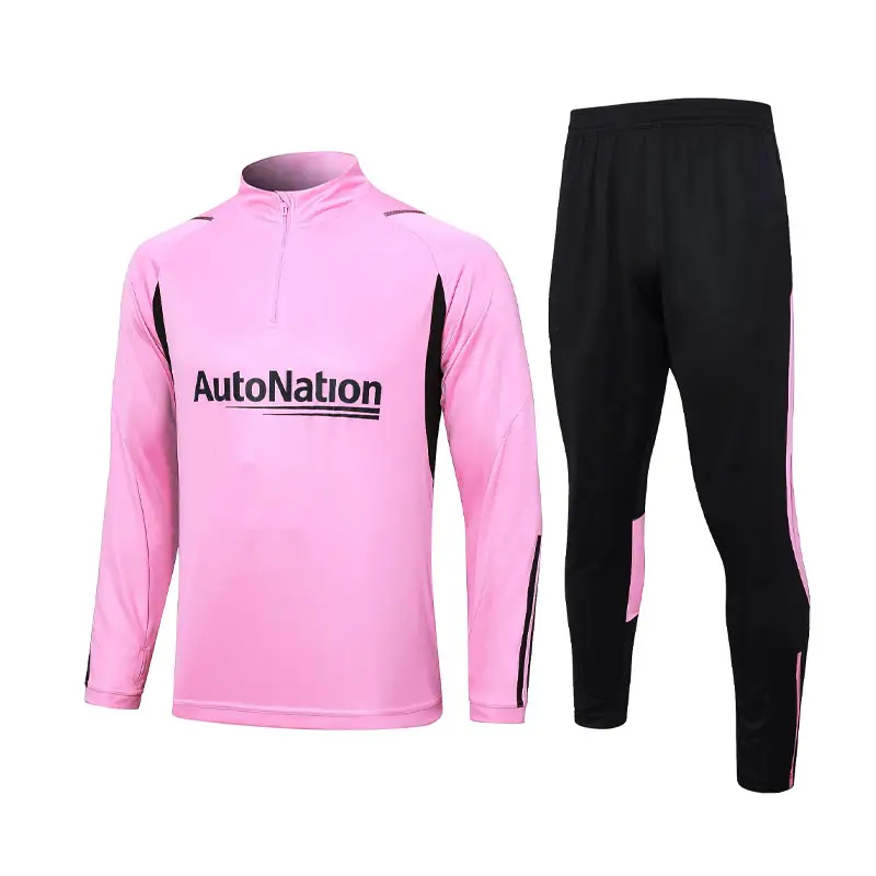 Voetbal Training Kleding Set Snel Droog Voetbalkleding Custom Voetbal Uniformen Groothandel Voetbal Lange Mouwen Set