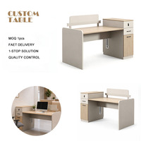 Autres meubles de bureau commerciaux : Ensembles bureau et chaise, bureau informatique simple et moderne, poste de travail