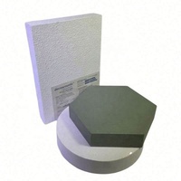 Panneaux de plafond décoratifs en feutre de fibre de verre insonorisant, série d'abat-jour annulaires pour lampes, couleurs personnalisées, pour hall d'entrée