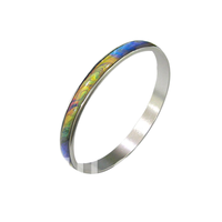 Bracelet et jonc Philcha Ocean's Mystique pour enfants, en alliage de zinc, changeant de couleur, taille unique, anniversaire