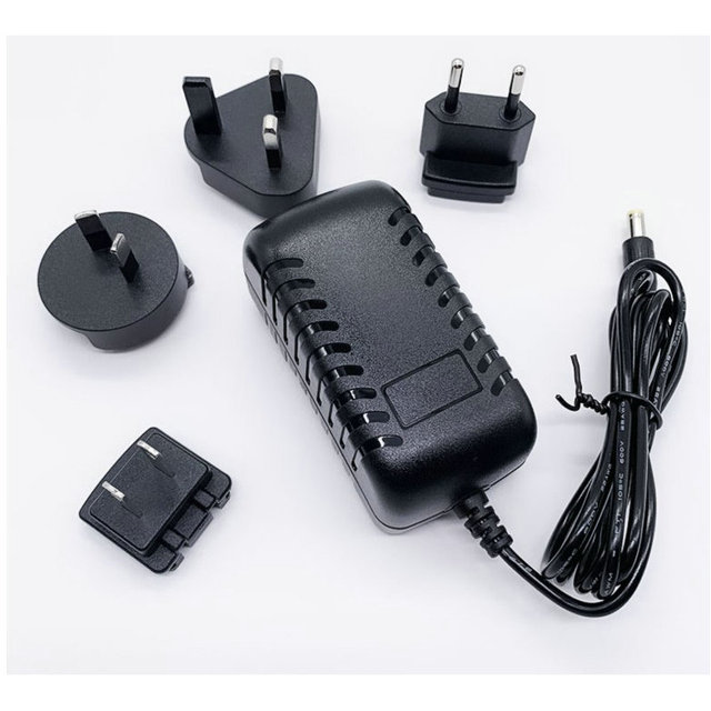 5V 2A EU UK US AU Interchangeable Plug Power Adapter/12V 0.6A Interchangeable Power Supply/conversion Head Power Adapter 9V 1.5A