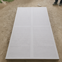 Panneau de plafond et de cloison en plaque de plâtre perforée avec surface en papier pour la vente en gros