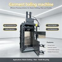 Presse à fibres hydraulique en polyester pour usine de recyclage textile