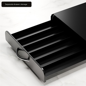Tiroir de rangement pour dosettes de café, boîte de rangement de capsules de café de bureau, support de rangement en métal pour <span class=keywords><strong>Nespresso</strong></span>, base de machine à café de type tiroir - Product Image 3