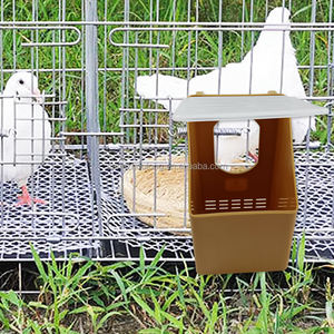 אביזרי אספקה ליונים, עופות ושליו YYB LMB06, מתקן האכלה מפלסטיק עם חור אחד לכלוב - Product Image 6