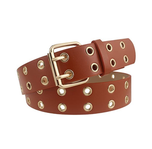 DFWB110 Ceintures de mode pour femmes et jeunes filles, 110cm, 105cm, 110cm, 3.8cm, avec double rangée de trous et 2 broches - Product Image 5