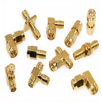 SMA macho a SMA hembra RF conector adaptador enchufe Jack 90 grados ángulo recto con buena calidad