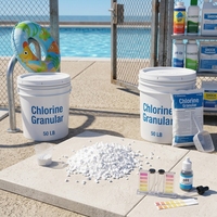 Solution E20260730 optimisée et stable à 90 % granulaire pour une clarté durable de l'eau de piscine