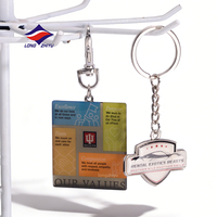 Longzhiyu, fabricants professionnels depuis 20 ans, porte-clés en alliage de fer personnalisés avec logo, porte-clés en métal avec impression UV