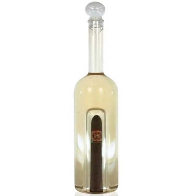 Toptan kaliforniya şarap cam şişe şeffaf cam 750ml kraliyet ejderha votka şişesi tekila ve brendi için