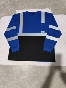 Heren Hi <span class=keywords><strong>Vis</strong></span> veiligheids-T-shirt met lange mouwen Fluorescerend reflecterend Ademend Zweetabsorberend Sneldrogend Werkuniform voor - Product Image 4