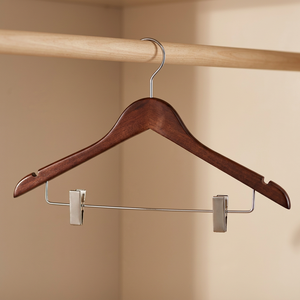 Porte-sacs et vêtements en bois écologique de haute qualité, à un seul niveau, avec crochets, designs personnalisés, style vintage, flexible et détachable pour armoire - Product Image 2