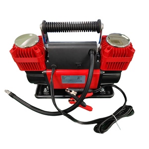 ปั๊มลมแบบพกพา 90A 150Psi ความจุ 300 ลิตร แบบสองกระบอกสูบ สำหรับเติมลมยางรถยนต์  ใช้งานหนัก สำหรับรถยนต์ขับเคลื่อน 4 ล้อ 12V/24V รุ่น 102-15C 4wd - Product Image 2