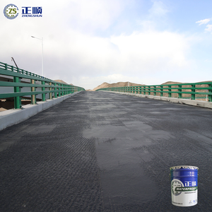 Enduit d'étanchéité liquide élastomère bitumineux modifié à haute teneur en polymère ZhengShun pour la construction de toitures - Product Image 1