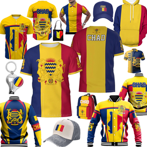 <span class=keywords><strong>Chad</strong></span> JERSEY เสื้อยืดเสื้อยืดธง hoodies สร้อยคอต่างหูธงชาดหมวกเด็กหมวกเบสบอล hoodies สร้อยข้อมือแจ็คเก็ตกระเป๋า - Product Image 1