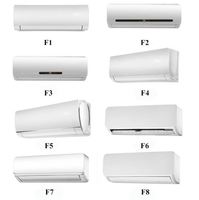 AC Split Dinding Pendingin dan Pemanas Terbaru 12000Btu 1Ton 1.5P