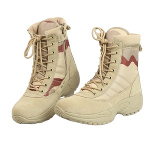 Botas Duraderas para Desierto TSB009 en 3 Colores: Camuflaje Desértico, Camuflaje Verde Bosque, Verde Caqui y Negro - Product Image 1