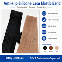 Bande élastique en silicone à adhérence renforcée pour lingerie sculptante, sous-vêtements et vêtements de sport, fabrication directe usine, OEM