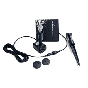Jia Tong Solar Water Pump 24V Submersible Garden Fountain With Solar Panel And Nozzle Set - Product Image 5