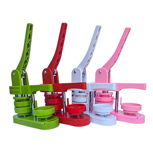 CK nút Maker Kit 1.25 inch nút Maker Pin huy hiệu Máy ép với 100 cái nút phần vòng tròn cắt cắt mat - Product Image 1