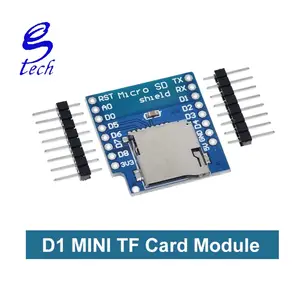 Mini module de lecteur de carte TF SPI mini adaptateur SD module de carte SD TF 6 broches mini Module de bouclier de mémoire de carte SD TF