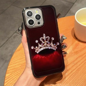 Cover per Cellulare in TPU Antiurto con Stampa Corona di Diamanti di Lusso per iPhone 8 X Xr Xs 11 12 13 14 15 16 17 18 Pro Max - Product Image 4