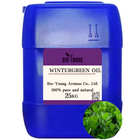 Penyegar Pakaian Minyak Wintergreen Alami Kualitas Terbaik dengan Aroma Tembakau, Wangi Tahan Lama, Kemurnian 100%