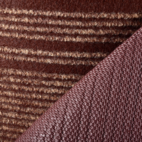 Non Woven Polyester Cushioned Washable Non Slip Ribbed Runner Rug Modern PET Friendly Stain Resistant for Hallway